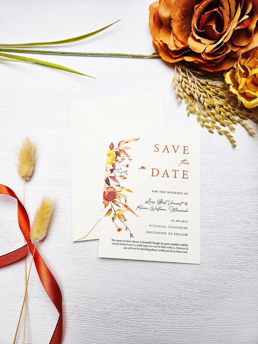 Autumnal save the dates